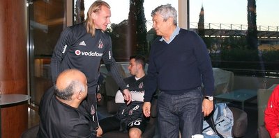 Lucescu ve Havutçu, Beşiktaş'ın Antalya kampını ziyaret etti
