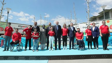Başkan Erdoğan "Spor Aşkı Engel Tanımaz" projesinde açıklamalarda bulundu