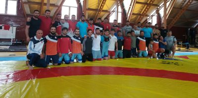 U23 Grekoromen Güreş Milli Takımı çalışmalarını sürdürüyor