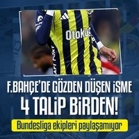 F.Bahçe'de gözden düşen isme 4 talip!