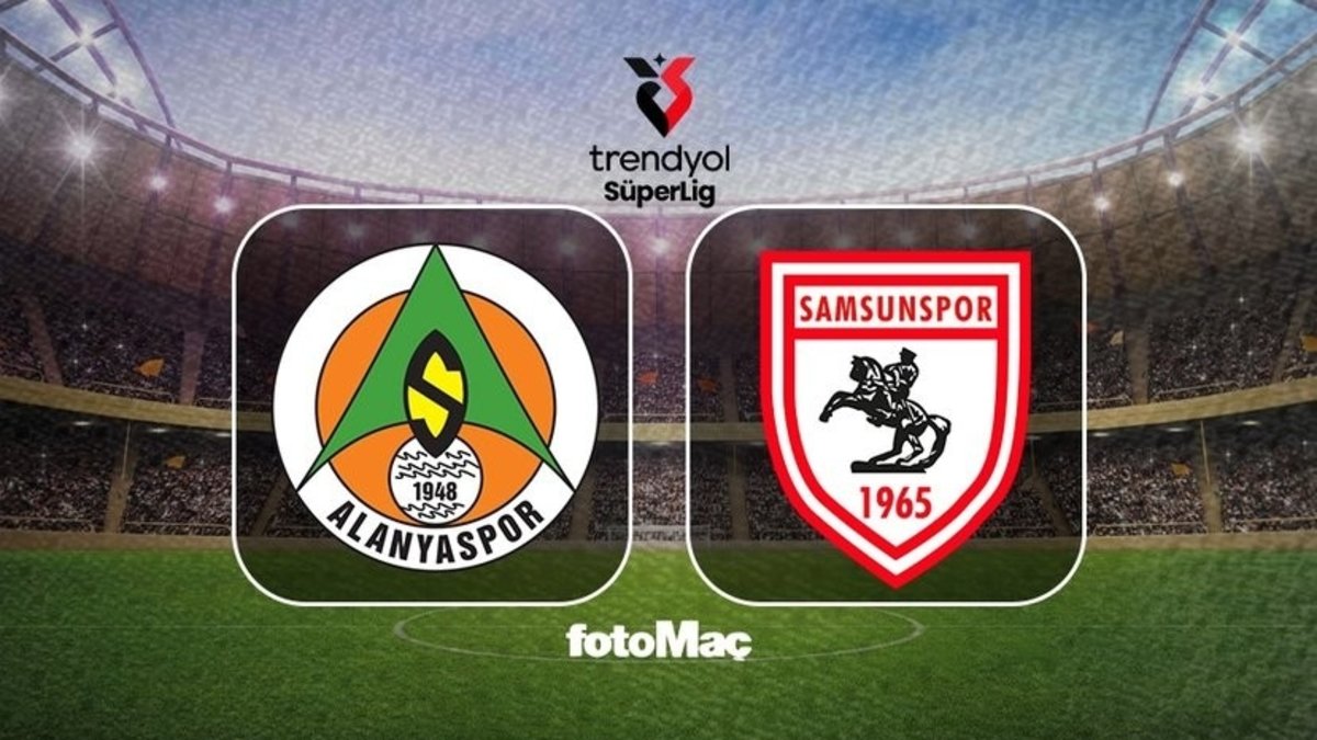 Corendon Alanyaspor-Samsunspor maçı (CANLI) Trendyol Süper Lig