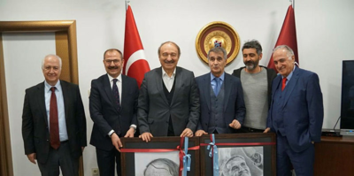 A Milli Takım Teknik Direktörü Şenol Güneş'ten Trabzonspor'a ziyaret