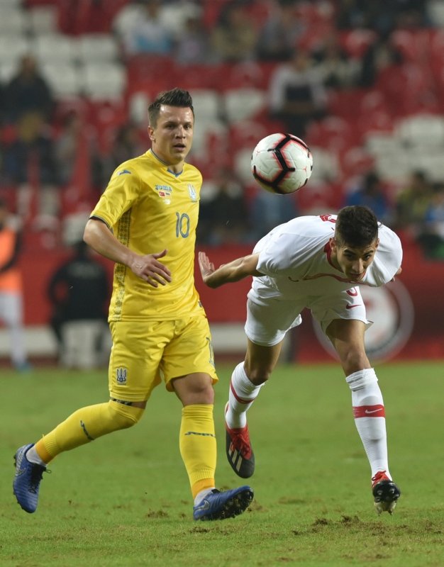 Türkiye - Ukrayna maçından kareler!