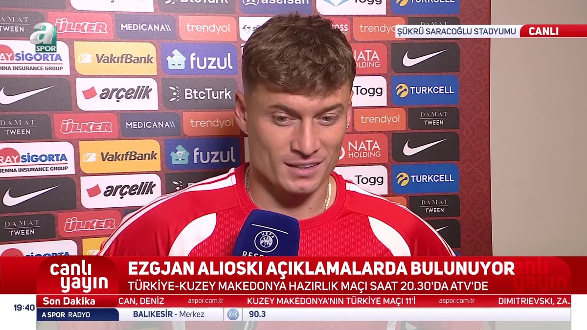 Ezgjan Alioski: Kadıköy'de olmak mutluluk verici
