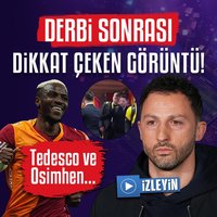 İşte Tedesco ile Osimhen arasında o anlar...