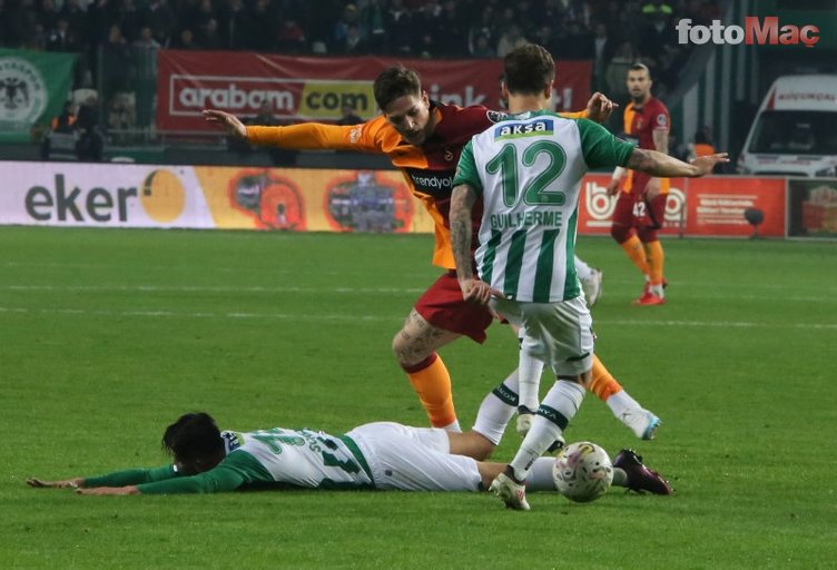 Konyaspor - Galatasaray maçında ortalık karıştı! Muslera ve Sehic birbirine girdi