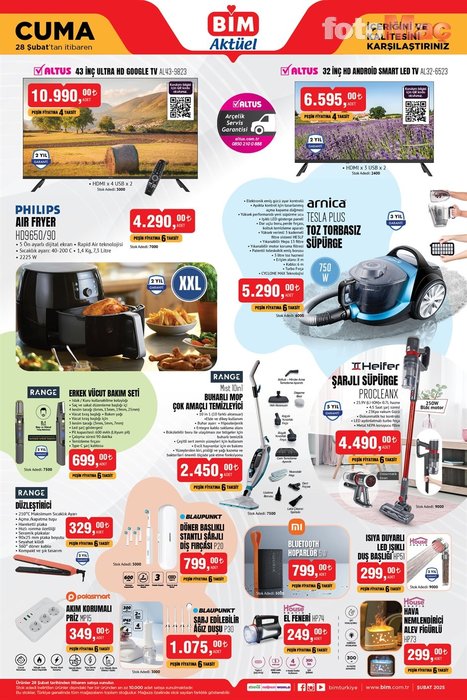 Bim 29 Şubat aktüel ürünler | Bim'de bu Cuma indirimli ürünler kataloğu