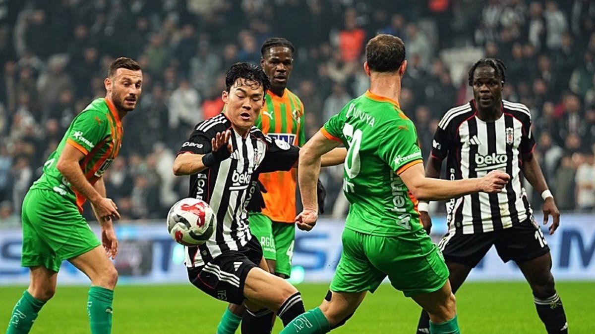 Beşiktaş evinde Corendon Alanyaspor'a takıldı! (MAÇIN ÖZETİ)