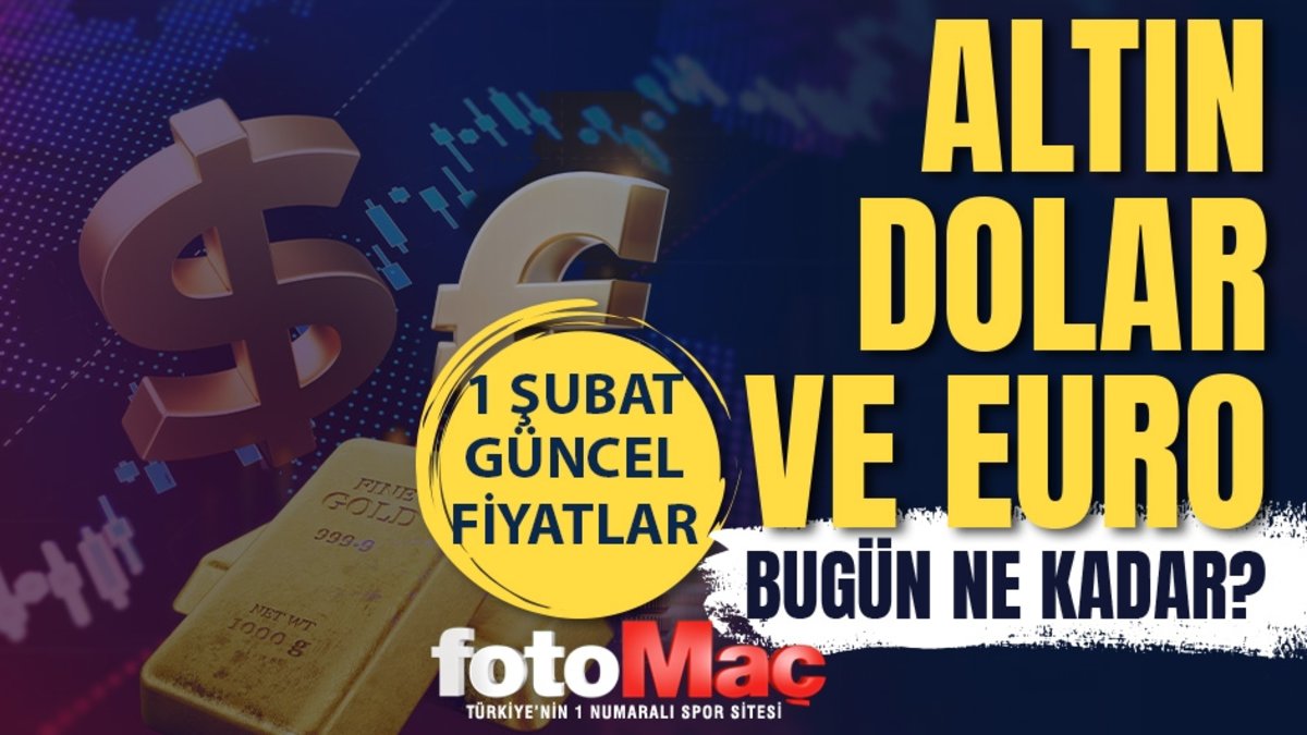 CANLI ALTIN FİYATLARI | 1 Şubat gram, çeyrek, yarım ve tam altın ne kadar?