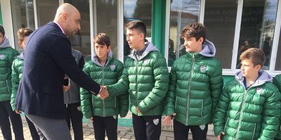 Tolunay Kafkas'tan Bursaspor altyapısına ziyaret