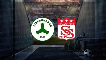 Giresunspor - Sivasspor | CANLI