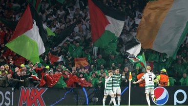 Celtic Filistin bayrağı açan taraftarıyla ilgili açıklama yaptı