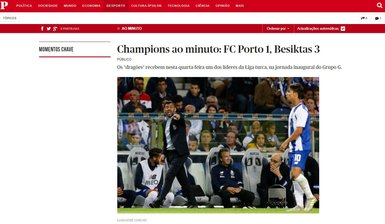 Beşiktaş’ın Porto zaferi yabancı basında...
