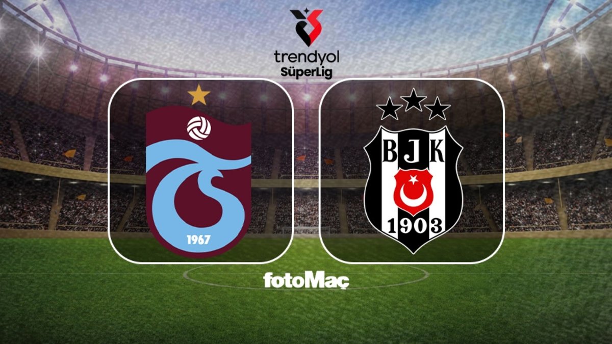 Trabzonspor-Beşiktaş CANLI | TS-BJK maçı ne zaman, saat kaçta, hangi kanalda?