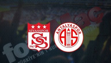 Sivasspor Antalyaspor maçı CANLI