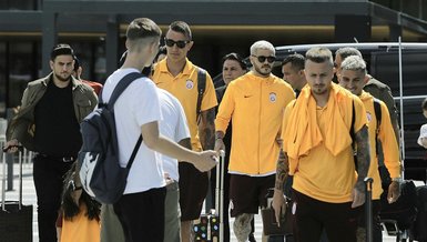 Galatasaray Olimpija Ljubljana maçı için Slovenya’ya ulaştı