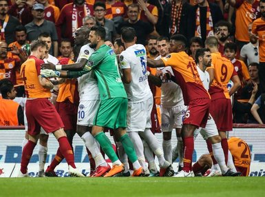 Galatasaray - Kasımpaşa maçından kareler