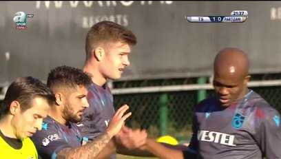 Mac Sonucu Trabzonspor 1 0 Partizani Mac Ozeti Son Dakika Trabzonspor Haberleri Fotomac
