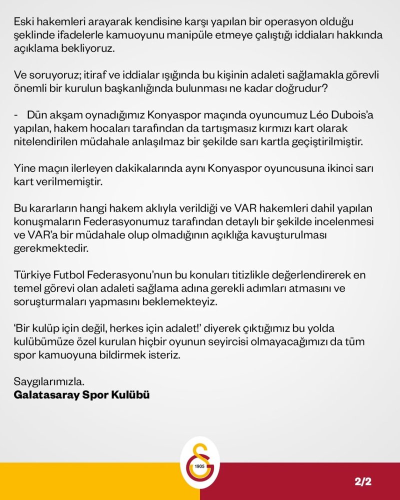 Galatasaray’dan Lale Orta açıklaması! Bu bir itiraftır - Son dakika Galatasaray haberleri 4