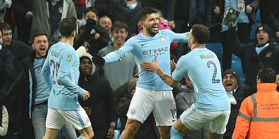 Manchester City, Kupa'da avantajı yakaladı