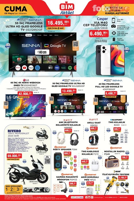 Bim aktüel katalog 9 Mayıs Cuma | Bu Cuma Bim'de indirimli aktüel ürünler