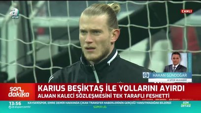 >Loris Karius Beşiktaş ile olan sözleşmesini feshetti!