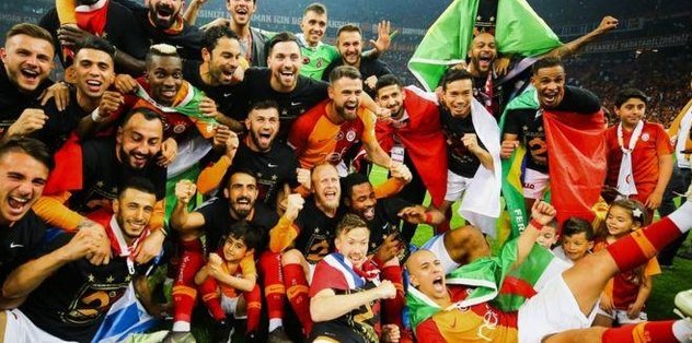 Galatasaray'ın şampiyonluğu Almanya'da kutlandı