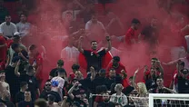 Arnavut taraftarlardan İsrail’e sert tepki!