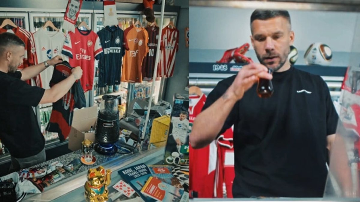 Podolski haftaya bırakıyor! Veda videosunda Galatasaray detayı...