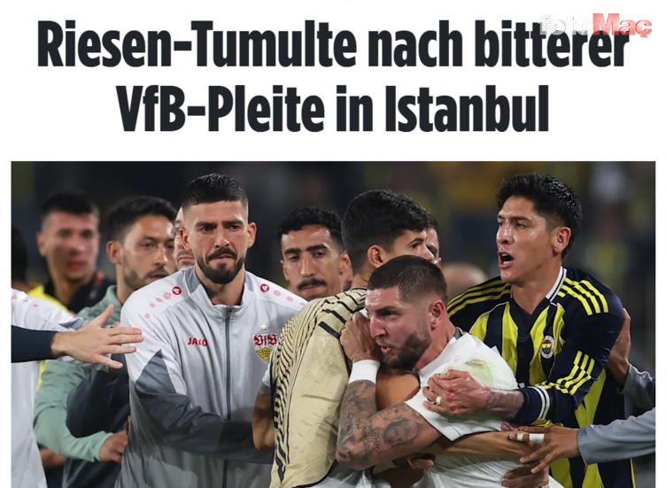 Fenerbahçe'nin zaferi Alman basınında manşetlere taşındı! "Stuttgart İstanbul cehenneminde kaybetti"