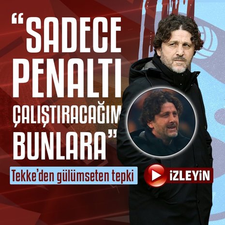 Trabzonspor’da Fatih Tekke’den penaltı tepkisi!
