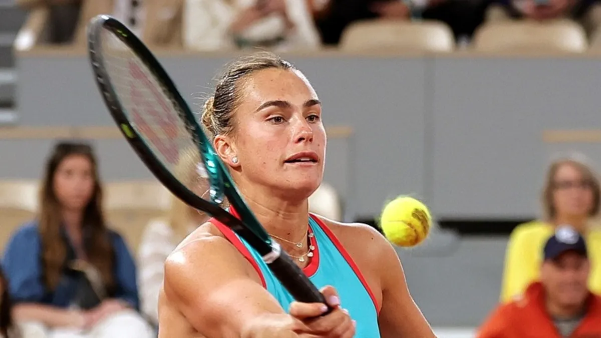 Aryna Sabalenka Fransa Açık'ta ikinci tura yükseldi