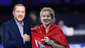 Başkan Erdoğan Yasemin Adar'ı tebrik etti!