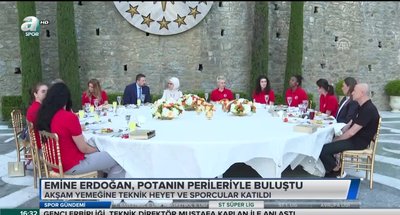 Emine Erdoğan Potanın Perileri ile buluştu