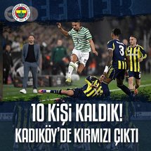 Fenerbahçe'de Jhon Duran kırmızı kart gördü
