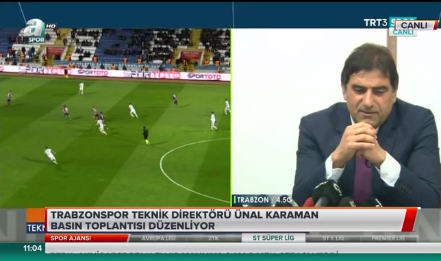 Trabzonspor Teknik Direktörü Ünal Karaman: 'Alın size itiraf!'