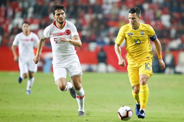 Türkiye - Ukrayna maçından kareler!