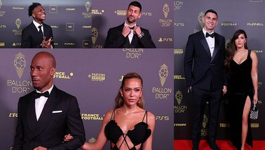 Ballon d'OR töreninde yıldızlar geçidi Haaland'dan Djokovic'e, Drogba'dan iShowSpeed'e...