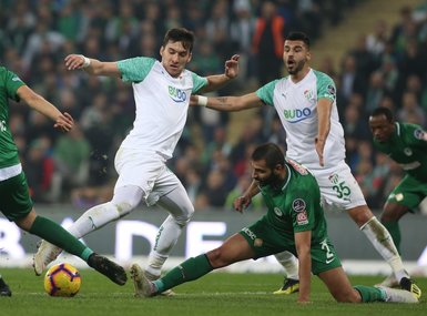 Bursaspor - Konyaspor maçından kareler