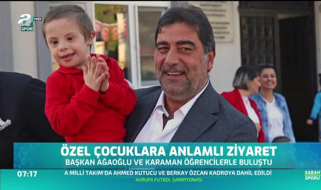 Trabzonspor'dan özel çocuklara anlamlı ziyaret