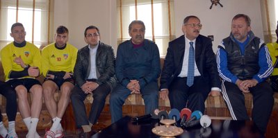 Bakan'dan Kayserispor'a destek ziyareti