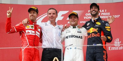 Avusturya'da zafer Bottas'ın