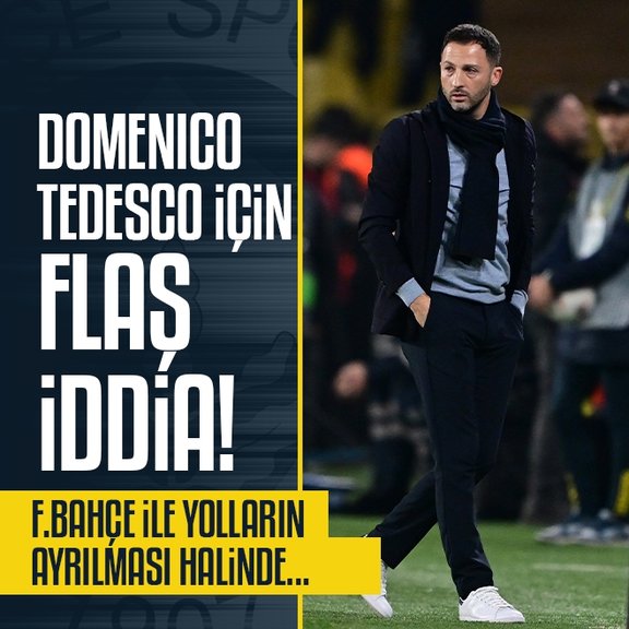 Domenico Tedesco için flaş iddia! Fenerbahçe ile yolların ayrılması halinde...
