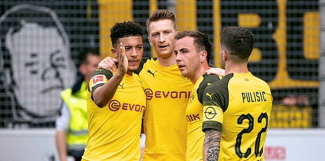 Borussia Dortmund zirve takibini sürdürdü