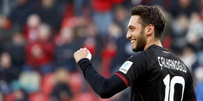 Hakan Çalhanoğlu siftah yaptı