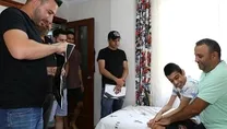 Genç Burak’a destek