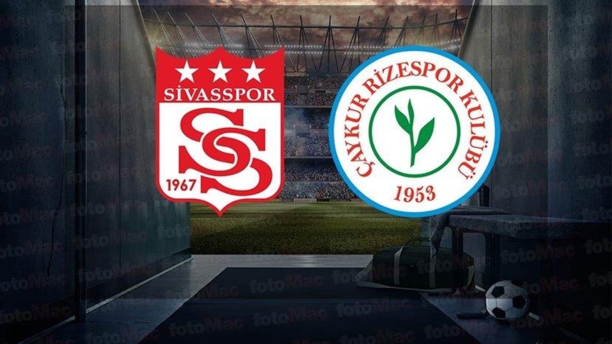 Sivasspor - Çaykur Rizespor maçı CANLI | Süper Lig CANLI