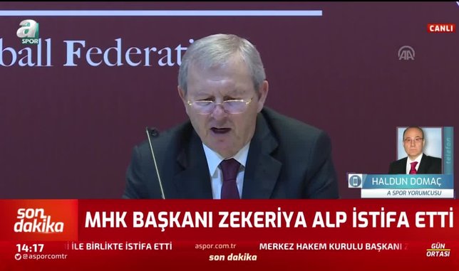 MHK Başkanı Zekeriya Alp ve ekibi istifa etti