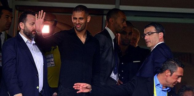 Yeni transfer Slimani Kadıköy'de!