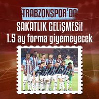 Trabzonspor'da sakatlık gelişmesi